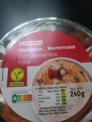 COF 0 200 Grass/Upider de las can s EROSKI Hummus.