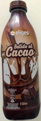 Batido al cacao front packaging