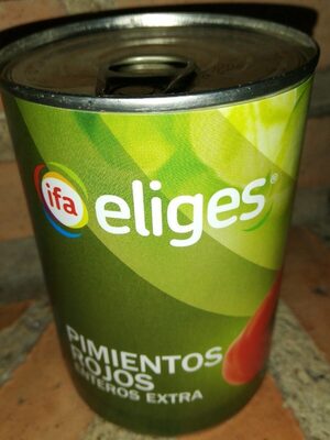 Pimientos rojos front packaging