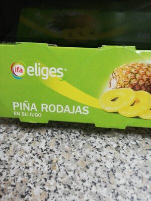 Piña rodajas en su jugo