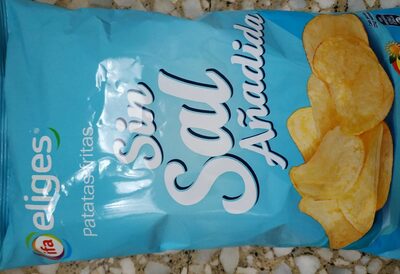 Patatas fritas sin sal añadida