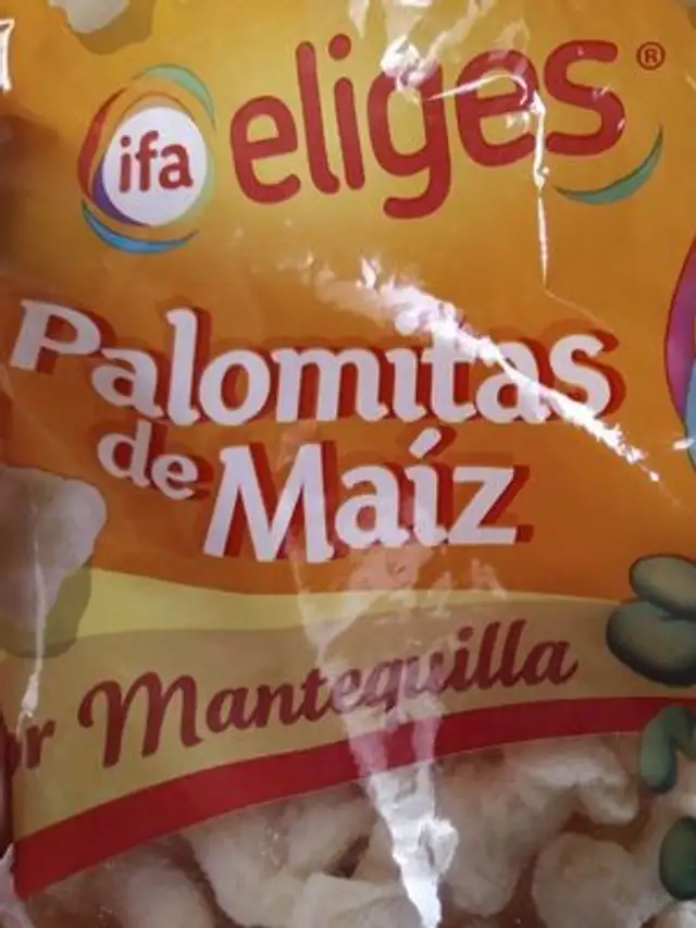 Palomitas de maíz sabor mantequilla front packaging