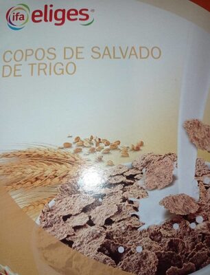 Copos de salvado de trigo