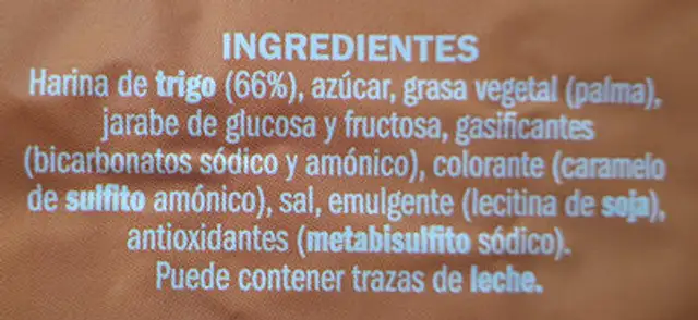 tostadas ingredients label