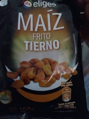 Maiz frito tierno front packaging