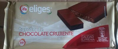 Turrón chocolate crujiente