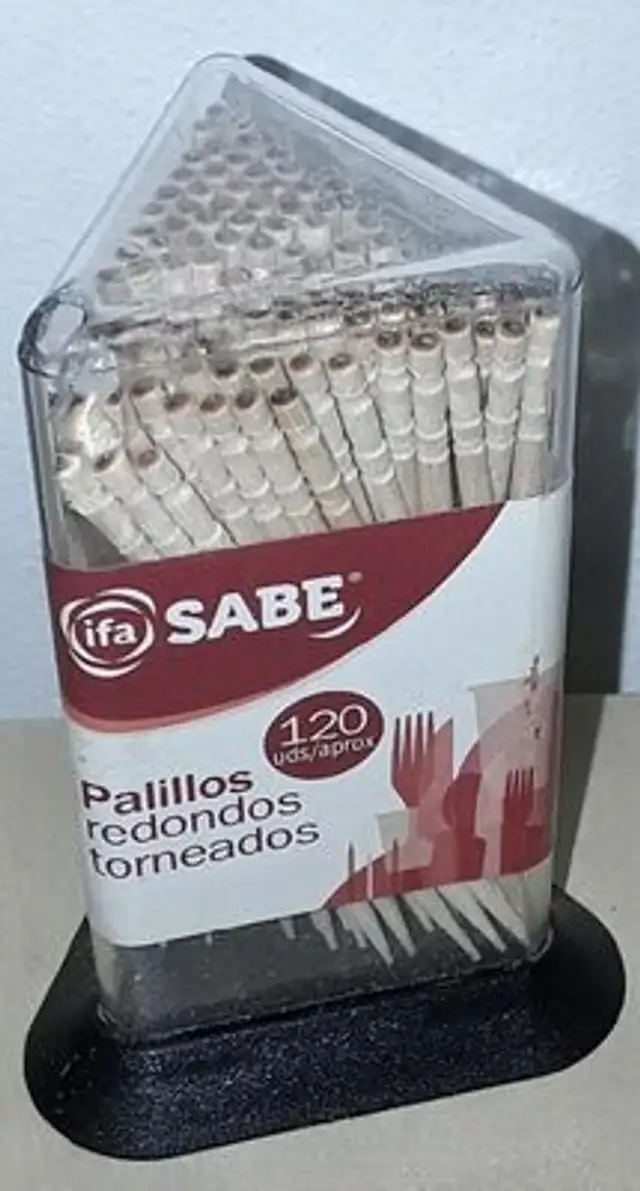 Palillos redondos torneados