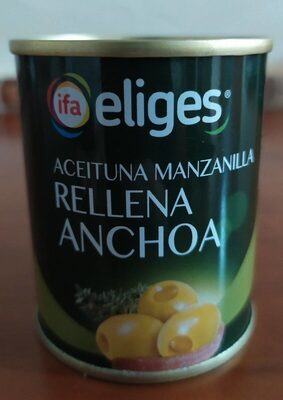 Aceituna manzanilla rellena anchoa