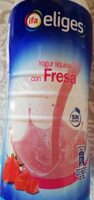 Yogur líquido con fresa