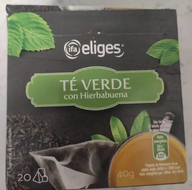 Te verde con hierbabuena