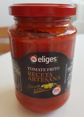 Tomate frito Receta artesana con aceite de oliva front packaging