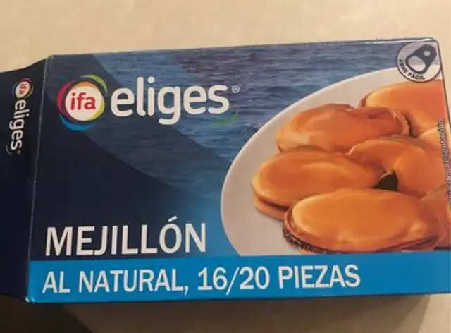 Mejillon natural front packaging
