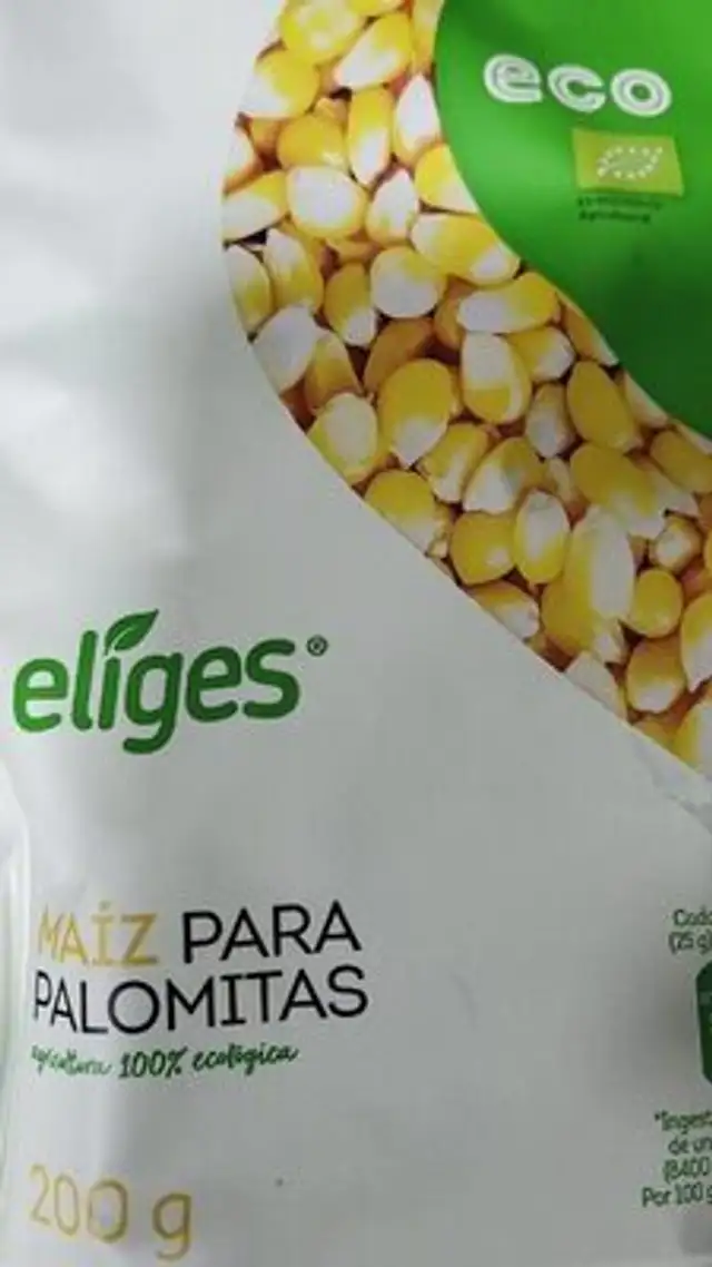 Maíz ecológico  para palomitas