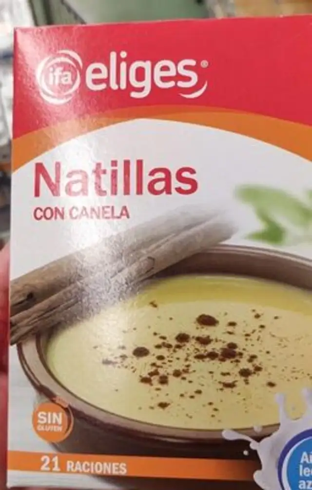 Natillas con canela