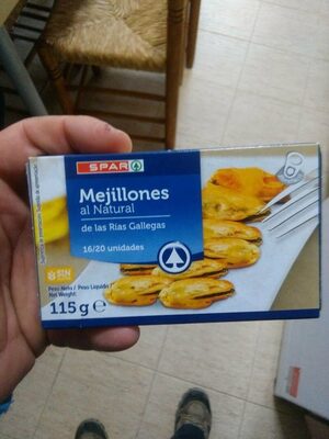 Mejillones al natursl front packaging