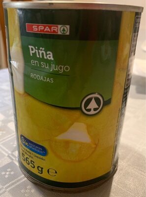 Piña en su jugo front packaging
