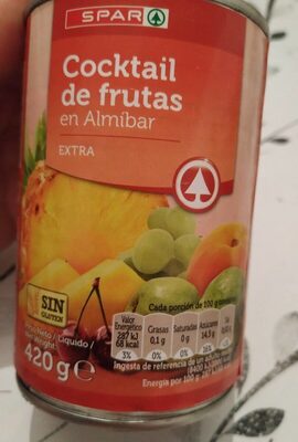 Cocktail de frutas en almíbar