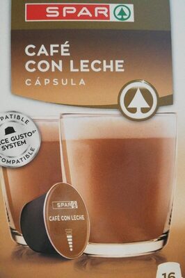 Café con leche capsulas front packaging