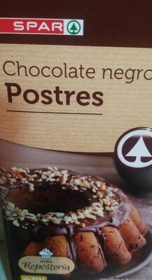 Chocolate negro postres