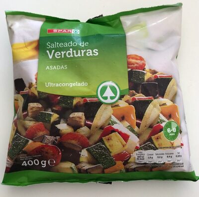 Salteado de verduras asadas