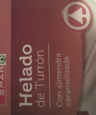 Helado de turrón front packaging