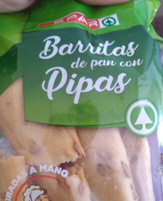 Barritas de pan con pipas