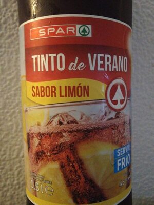 Tinto de verano sabor limón
