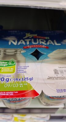 Yogur yugui natural azucarado