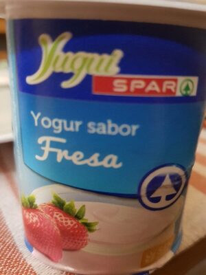 Yogur sabor fresa