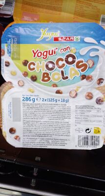 Yogur choco bolas
