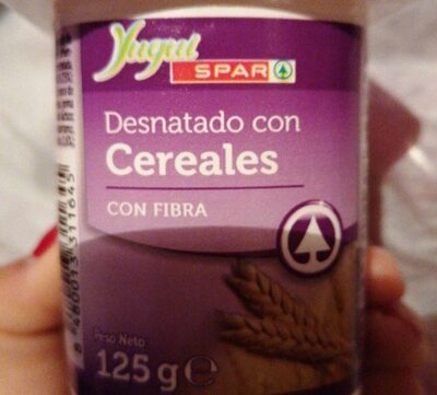 Yogur desnatado con cereales