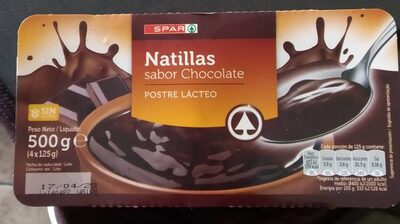 Natillas sabor chocolate