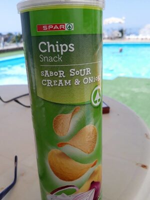 Chips snack sabor sour cream & onion