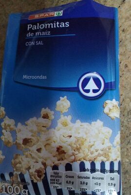 Palomitas de maiz con sal