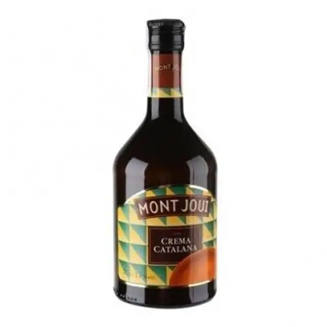 Licor de crema catalana front packaging