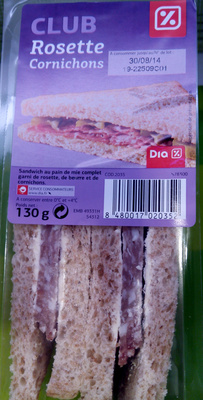 Club rosette cornichons front packaging