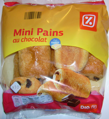 Mini pains au chocolat pur beurre