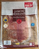 Jamón serrano extra finas lonchas