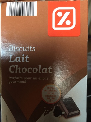 Biscuits lait chocolat