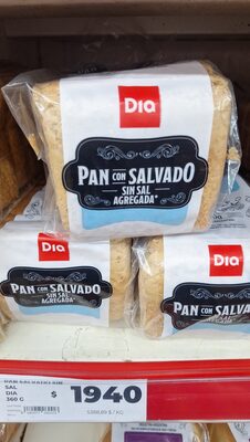 Pan sin sal DIA