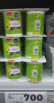 Yogur firme vainilla