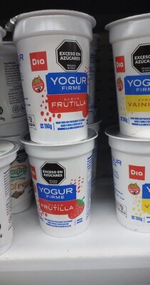 Yogur frutilla front packaging