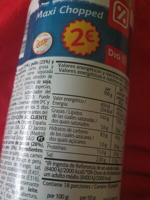 Maxi chopped front packaging