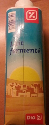 lait fermenté front packaging