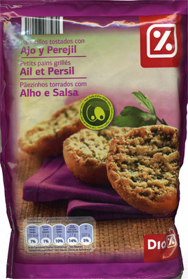 Pan tostado con ajo, perejil y AOVE