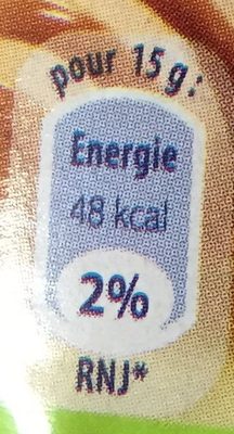 Miel bio nutrition facts table