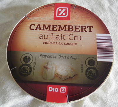 Camembert au Lait Cru - Moulé à la Louche front packaging
