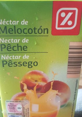 Nectar de melocoton front packaging
