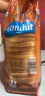 Pan de molde front packaging