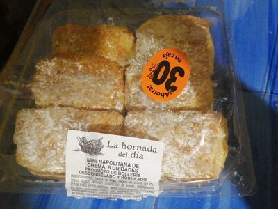 Napolitanas crema front packaging